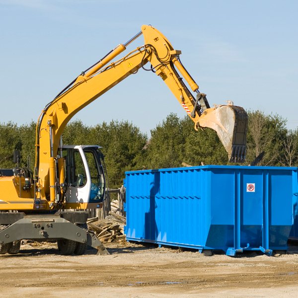 what happens if the residential dumpster is damaged or stolen during rental in Russell